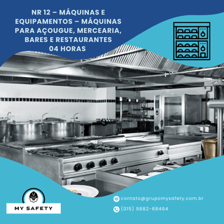 NR 12 – Máquinas e Equipamentos – Máquinas para Açougue, Mercearia, Bares e Restaurantes