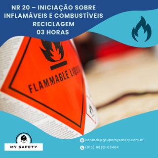 NR 20 – Iniciação Sobre Inflamáveis e Combustíveis Reciclagem