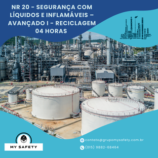NR 20 – Segurança com Líquidos e Inflamáveis – Avançado I – Reciclagem