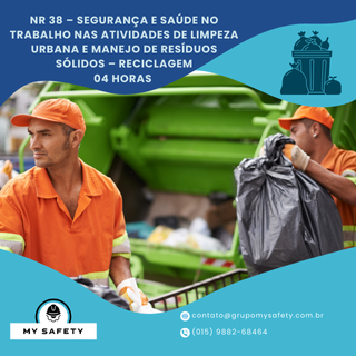 NR 38 – Segurança e Saúde no Trabalho nas Atividades de Limpeza Urbana e Manejo de Resíduos Sólidos – Reciclagem