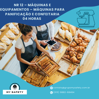 NR 12 – Máquinas e Equipamentos – Máquinas para Panificação e Confeitaria