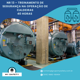 NR 13 – Treinamento de Segurança na Operação de Caldeiras
