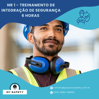 NR 1 – Treinamento de Integração de Segurança – 06 Horas