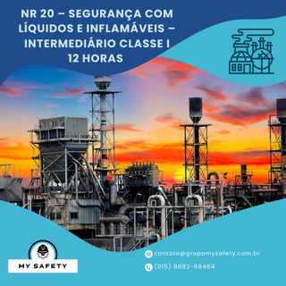 NR 20 – Segurança com Líquidos e Inflamáveis – Intermediário Classe I