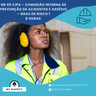 NR 05 CIPA – Comissão Interna de Prevenção de Acidentes – Grau De Risco 1