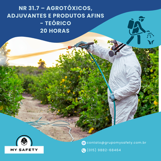 NR 31.7 – Agrotóxicos, Adjuvantes e Produtos Afins – Teórico