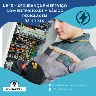 NR 10 – Básico Reciclagem 8h