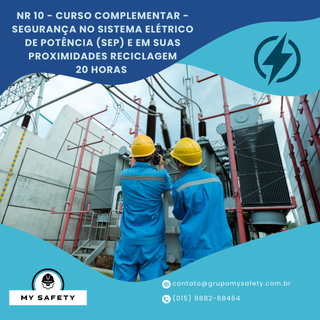 NR 10 – Complementar SEP Reciclagem 20h