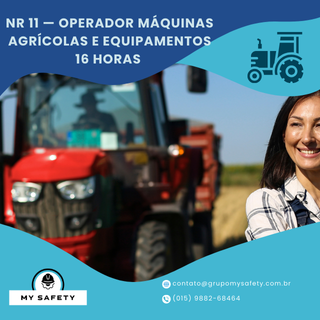 NR 11 — Operador Máquinas Agrícolas e Equipamentos