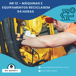 NR 12 – Máquinas e Equipamentos 4 Horas – Reciclagem