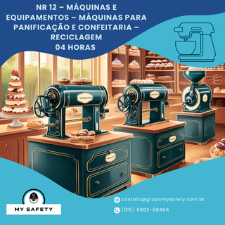 NR 12 – Máquinas e Equipamentos – Máquinas para Panificação e Confeitaria – Reciclagem