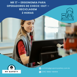 NR 17 – Ergonomia para Operadores de Check-Out – Reciclagem